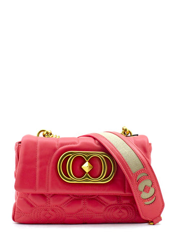 Borsa a tracolla Touchy corallo La Carrie