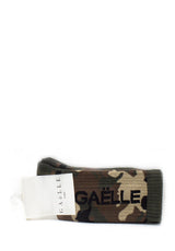 Calzino logato camouflage Gaelle Paris