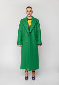 aaaaaCappotto Cindy doppiopetto verde Ivy Oak