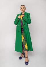 Cappotto Cindy doppiopetto verde Ivy Oak