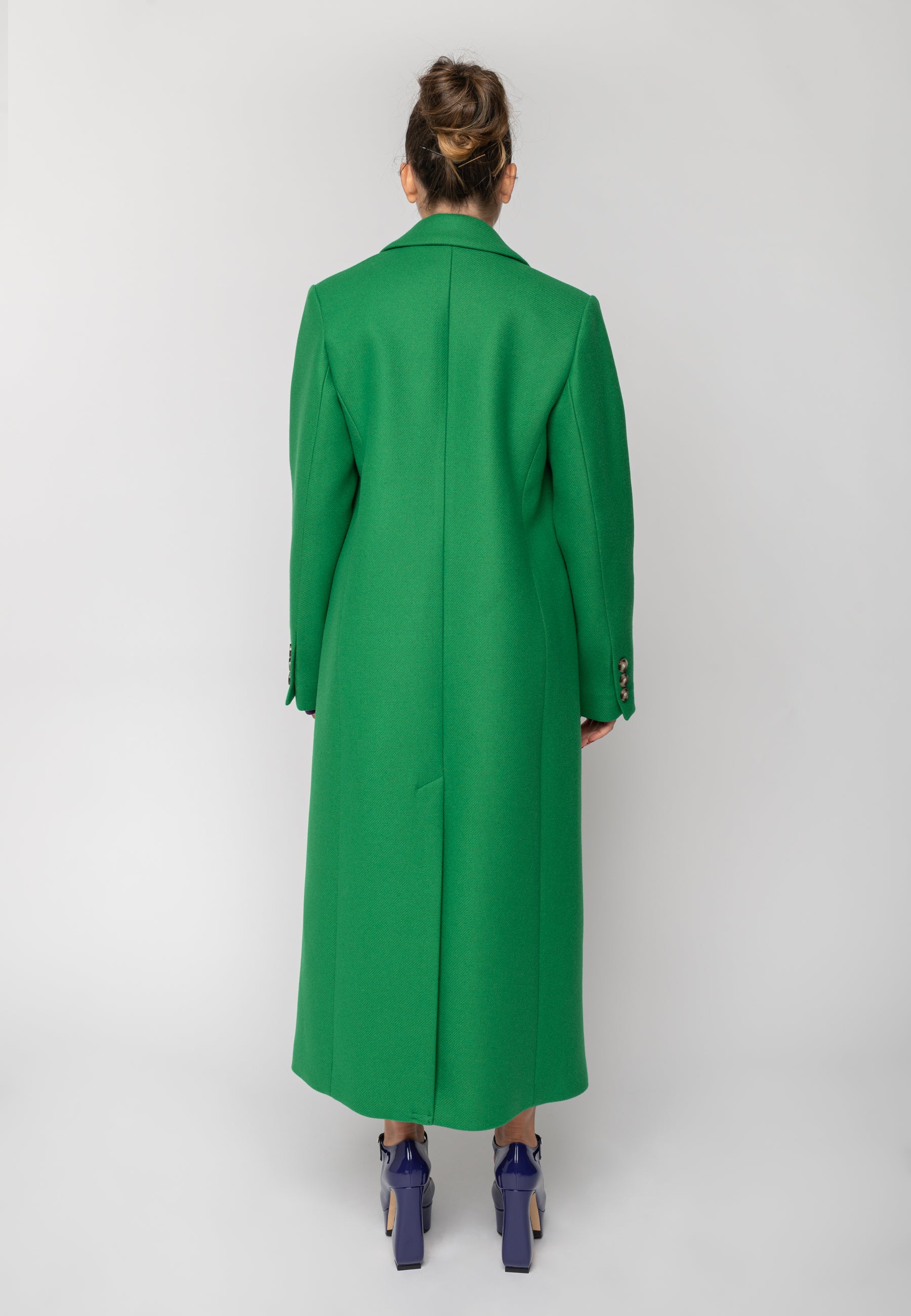 Cappotto Cindy doppiopetto verde Ivy Oak