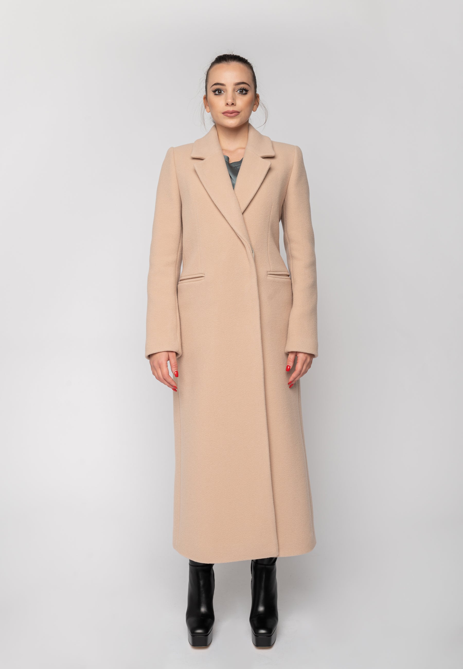 Cappotto lungo Caecilia Beige Ivy Oak