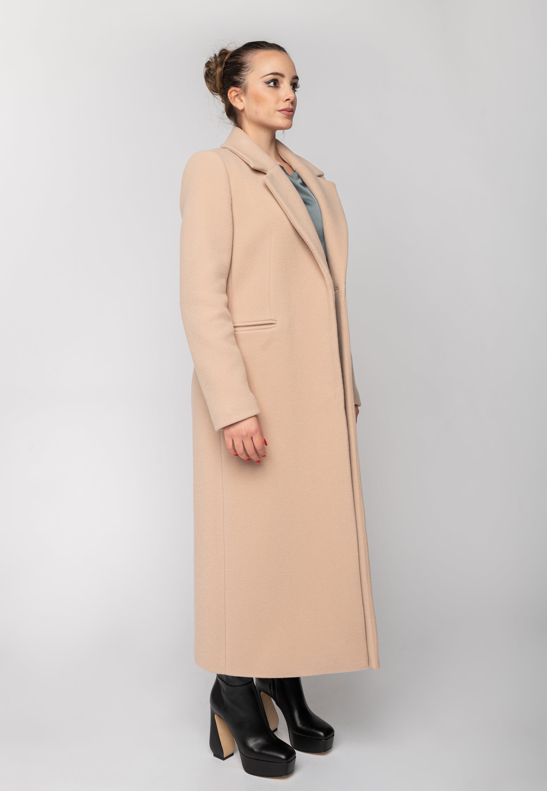 Cappotto lungo Caecilia Beige Ivy Oak