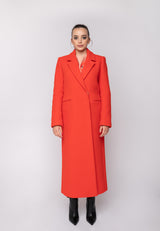 Cappotto lungo Caecilia Corallo Ivy Oak