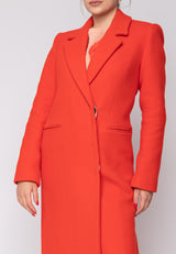 Cappotto lungo Caecilia Corallo Ivy Oak