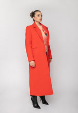 Cappotto lungo Caecilia Corallo Ivy Oak