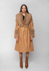 Cappotto Penelope Camel Aniye By