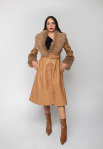 aaaaaCappotto Penelope Camel Aniye By