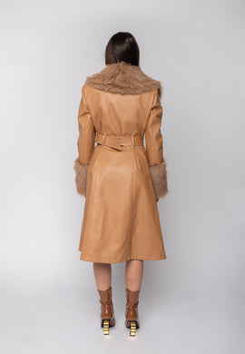 Cappotto Penelope Camel Aniye By