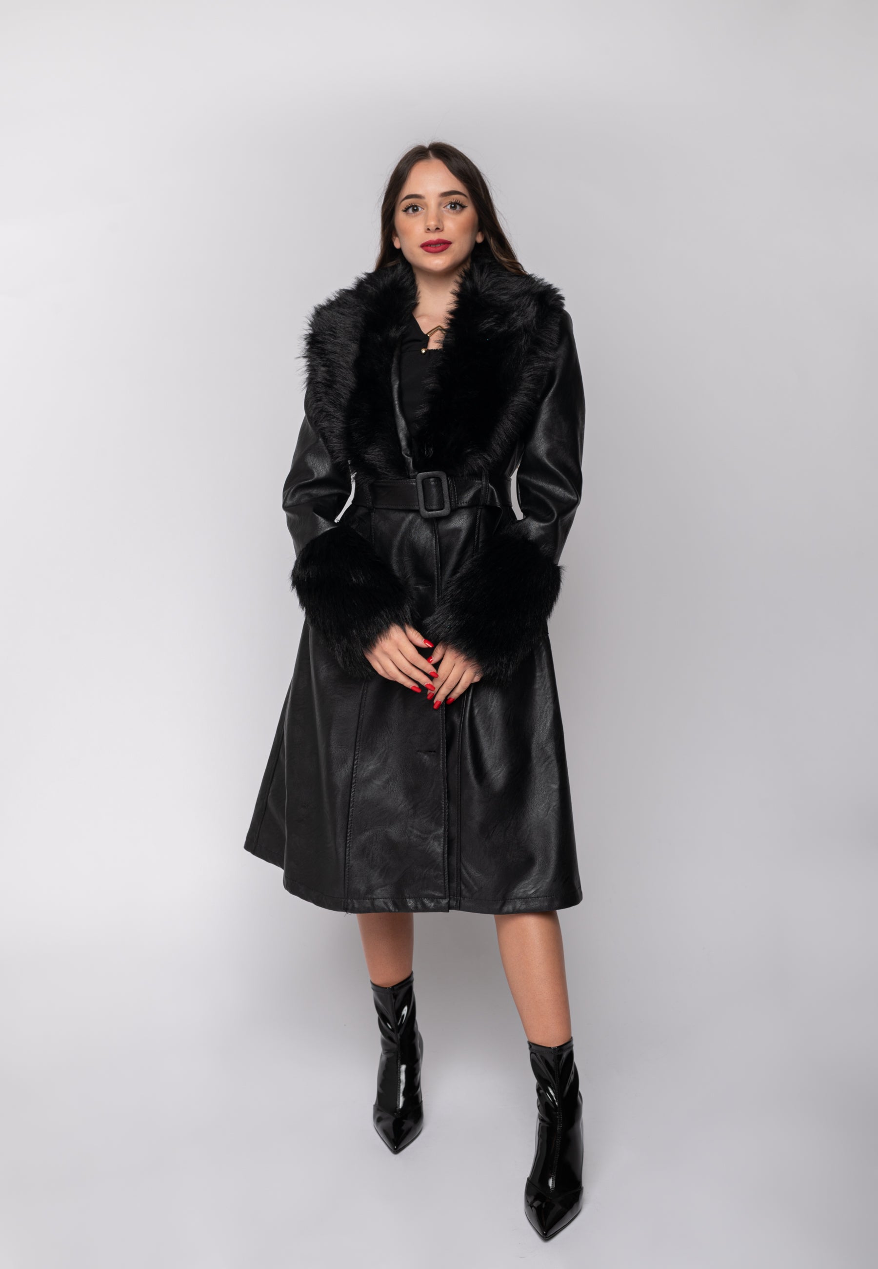 Cappotto Penelope Nero Aniye By