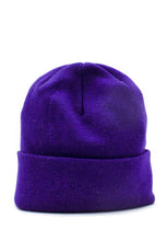 Carica l&#39;immagine nel visualizzatore di Gallery, Cappello Beanie Viola Logo Gaelle paris