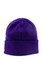 Carica l&#39;immagine nel visualizzatore di Gallery, Cappello Beanie Viola Logo Gaelle paris