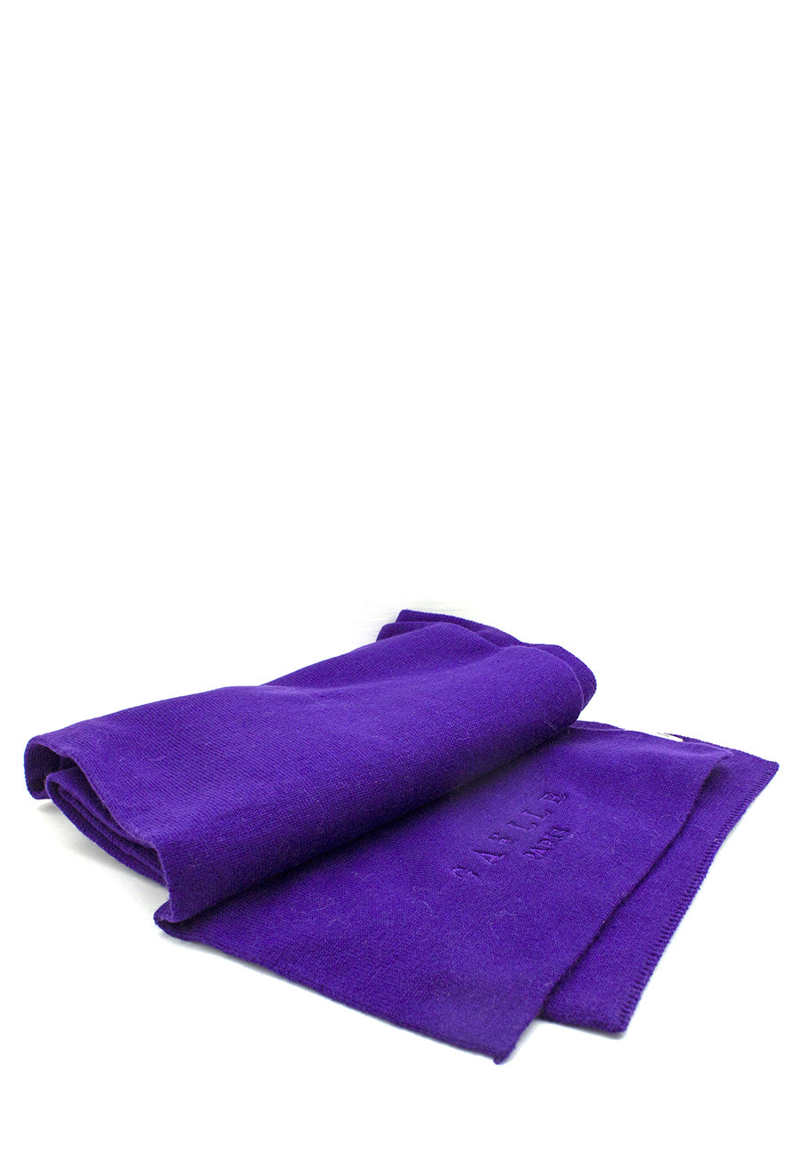 Sciarpa Viola Logo Gaelle Paris