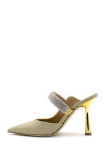 Carica l&#39;immagine nel visualizzatore di Gallery, Sabot elegante microglitter oro Chantal