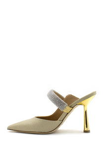 aaaaaSabot elegante microglitter oro Chantal