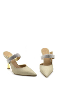 aaaaaSabot elegante microglitter oro Chantal