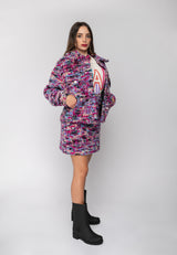 Giacca bouclè multicolor Gaelle Paris