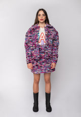 Giacca bouclè multicolor Gaelle Paris