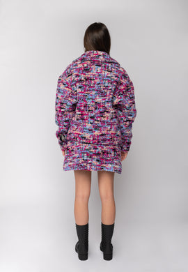 Giacca bouclè multicolor Gaelle Paris