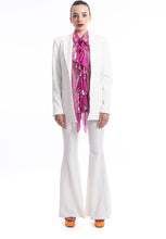 Carica l&#39;immagine nel visualizzatore di Gallery, Pantalone Zampa Lya bianco Anye By