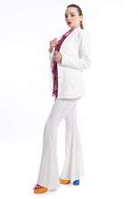 Carica l&#39;immagine nel visualizzatore di Gallery, Pantalone Zampa Lya bianco Anye By