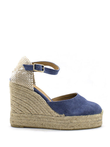 Zeppa Carol chiusa in punta Denim Castaner