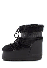 Moot Boot Low Icon Faux Fur Nero Moon Boot