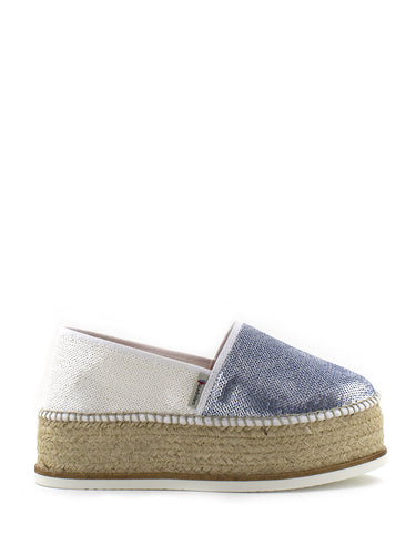 Espadrillas J. MOOR azzurra con platform Espadrilles - The Original
