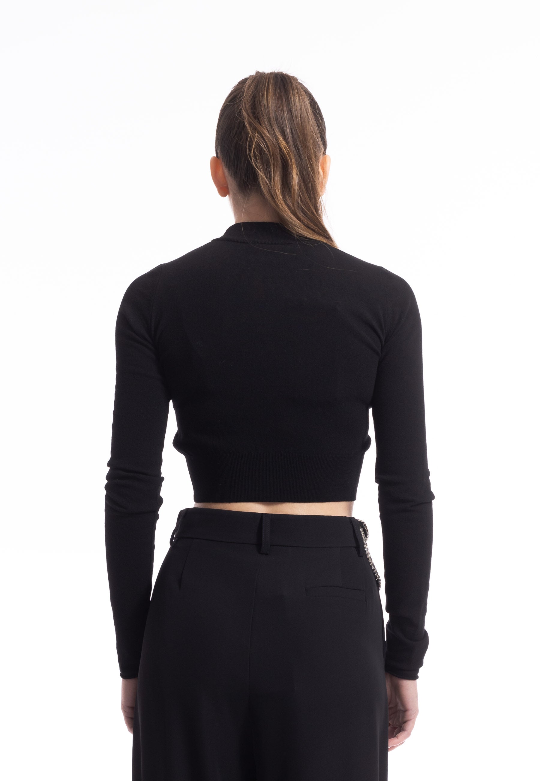 Maglia Crop Kara nera Aniye By