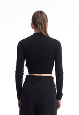 Maglia Crop Kara nera Aniye By