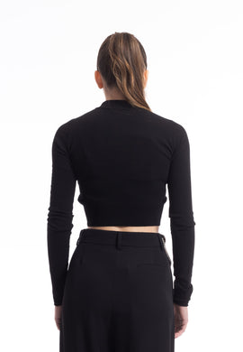 Maglia Crop Kara nera Aniye By