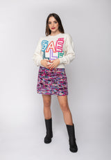 Pullover corto con logo Gaelle Paris