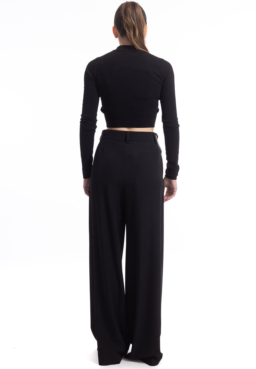 Pantalone palazzo Lya nero Aniye By