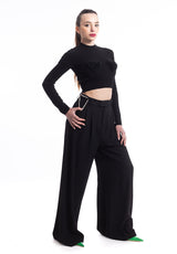 Maglia Crop Kara nera Aniye By