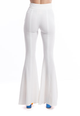 Pantalone Zampa Lya bianco Anye By