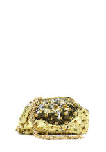 Carica l&#39;immagine nel visualizzatore di Gallery, Mini borsa paillettes oro La Carrie