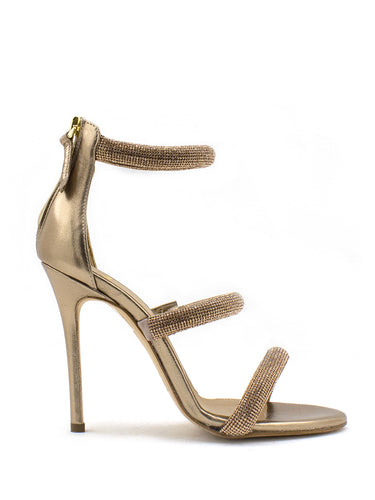 Sandalo gioiello color bronzo Chantal