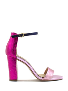 aaaaaSandalo alto Lidia fucsia e glicine Exé