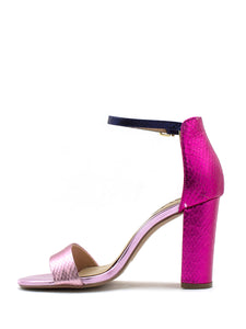 aaaaaSandalo alto Lidia fucsia e glicine Exé