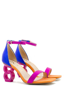 aaaaaSandalo Lilian multicolor con tacco Exé