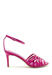 aaaaaSandalo in vernice fucsia Lella Baldi
