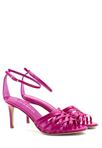 aaaaaSandalo in vernice fucsia Lella Baldi