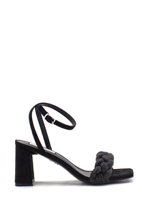 aaaaaSandalo nero Lidia con strass Steve Madden
