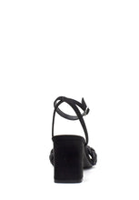 Carica l&#39;immagine nel visualizzatore di Gallery, Sandalo nero Lidia con strass Steve Madden