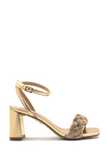 Carica l&#39;immagine nel visualizzatore di Gallery, Sandalo oro rosa Lidia con strass Steve Madden