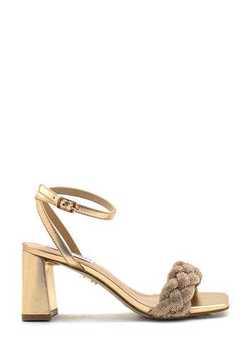 Sandalo oro rosa Lidia con strass Steve Madden