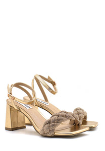 aaaaaSandalo oro rosa Lidia con strass Steve Madden