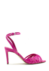 aaaaaSandalo alto Clara vernice fucsia NCUB