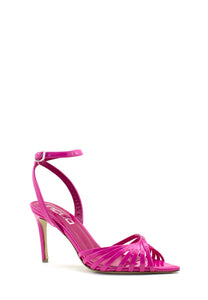 aaaaaSandalo alto Clara vernice fucsia NCUB