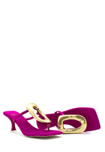 Carica l&#39;immagine nel visualizzatore di Gallery, Sabot fucsia Linq-Up fucsia Jeffrey Campbell